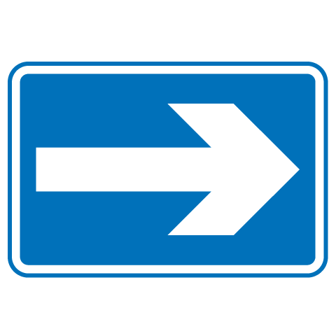 Roadsigns UK turn right